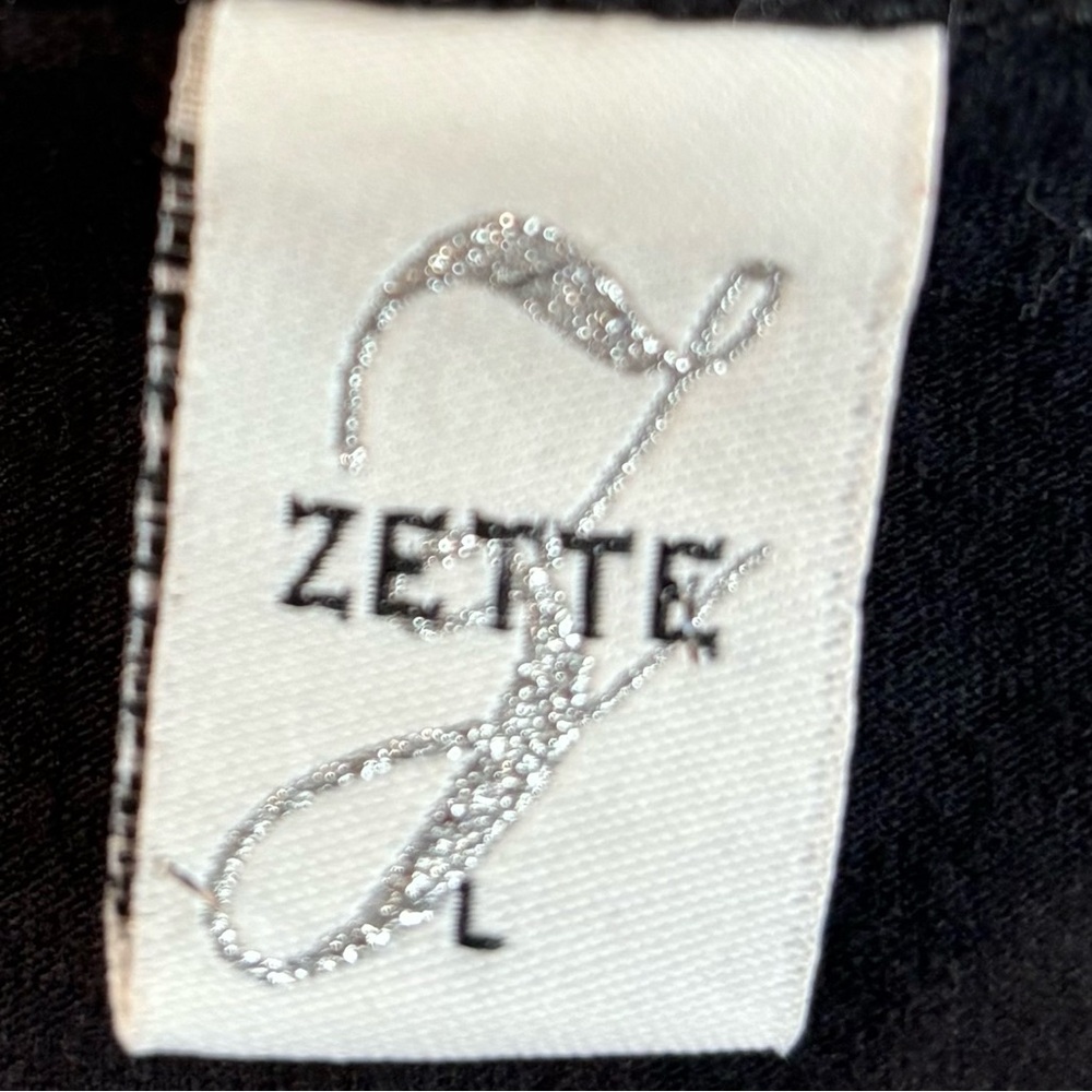 Zette San Francisco Graphic Tee L Black Stretch Cotton Blend T-Shirt Unisex - Picture 6 of 7